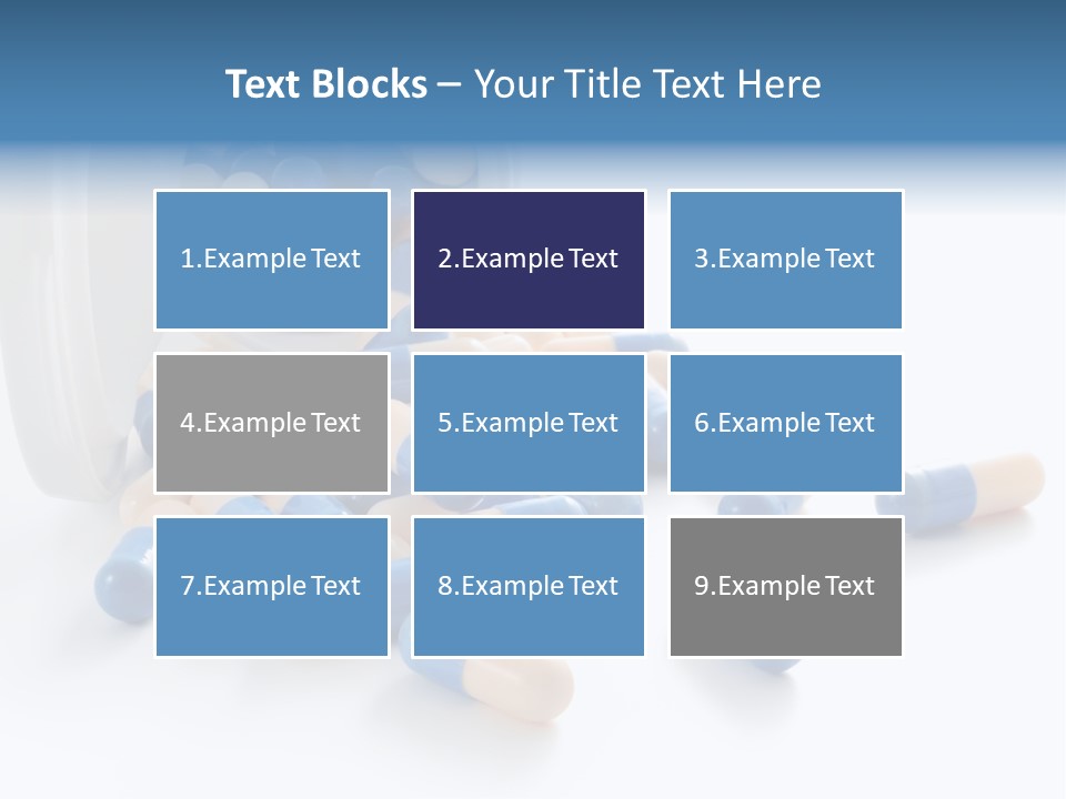 Isolated Color Medicine PowerPoint Template