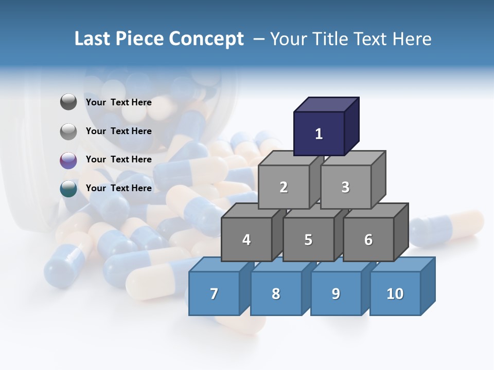 Isolated Color Medicine PowerPoint Template