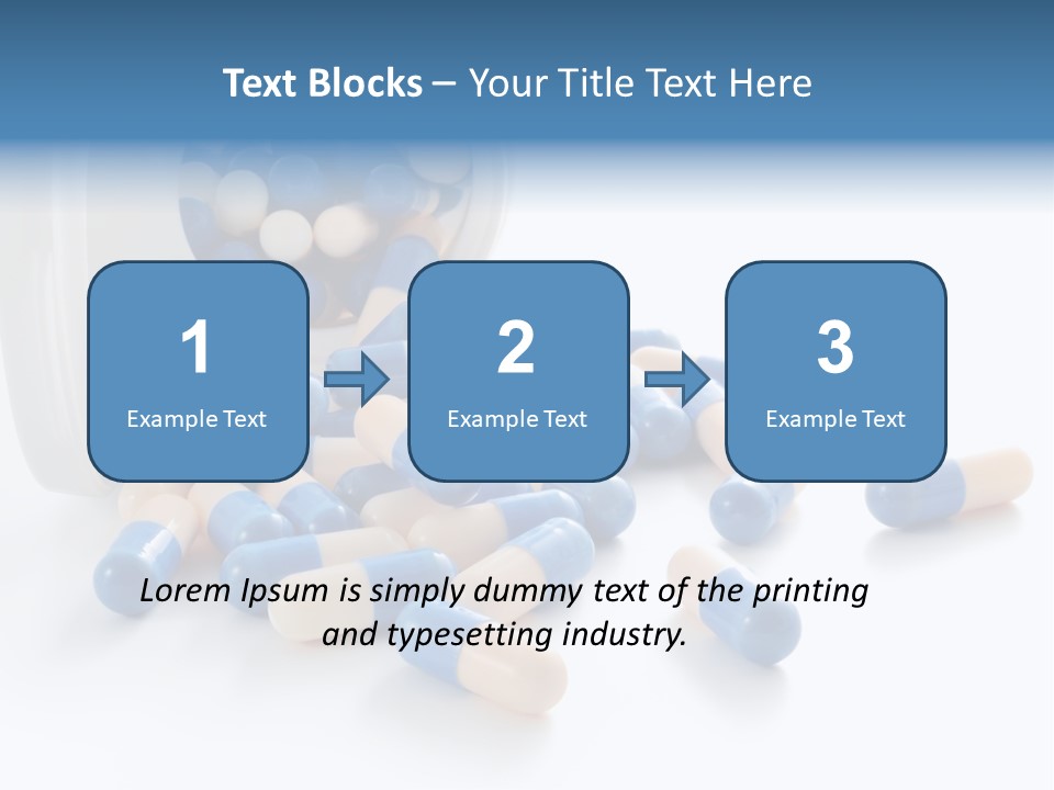 Isolated Color Medicine PowerPoint Template