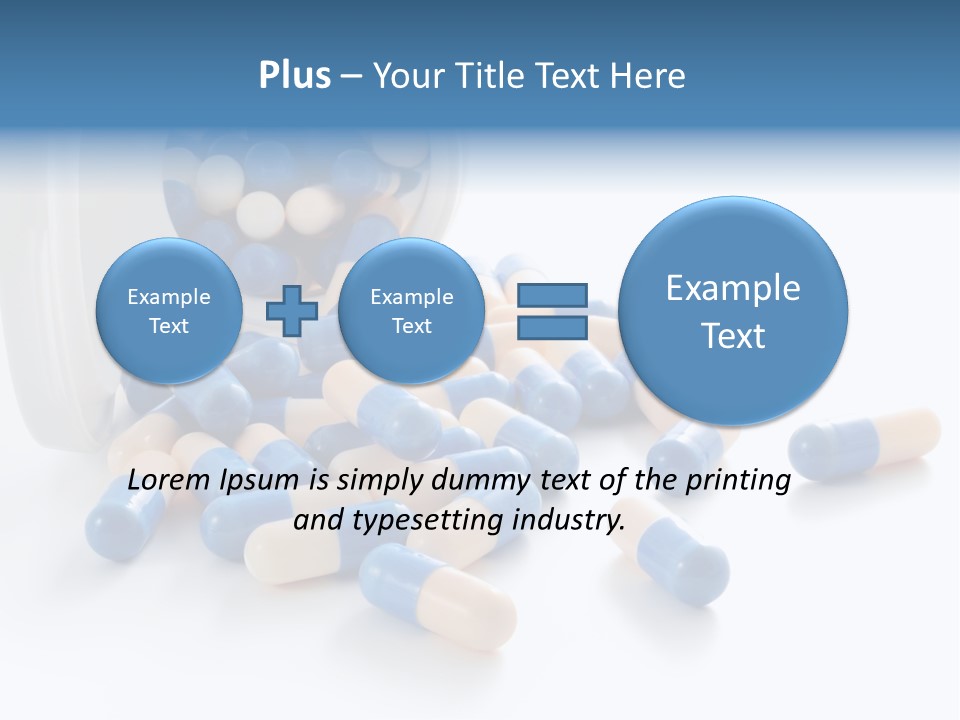 Isolated Color Medicine PowerPoint Template