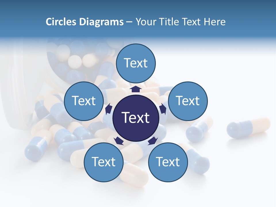 Isolated Color Medicine PowerPoint Template