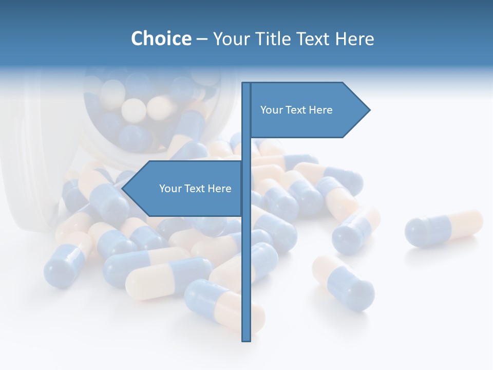 Isolated Color Medicine PowerPoint Template