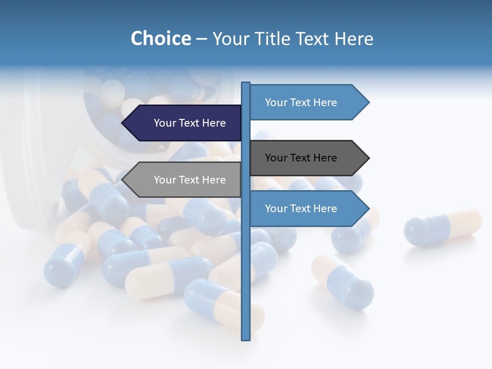 Isolated Color Medicine PowerPoint Template