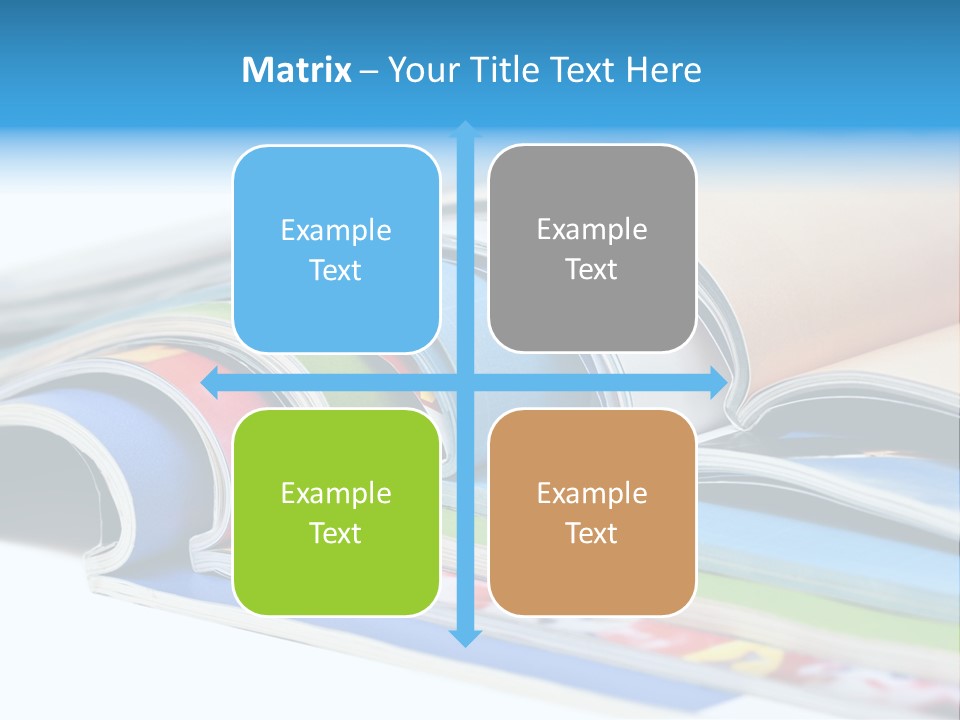 Magazine Article Literature PowerPoint Template