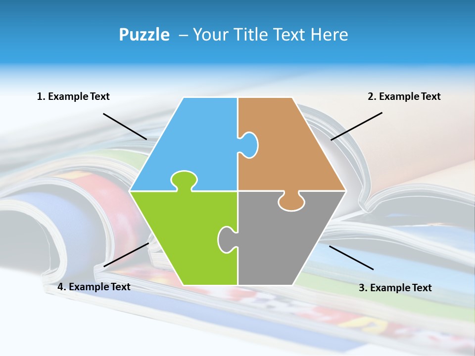 Magazine Article Literature PowerPoint Template