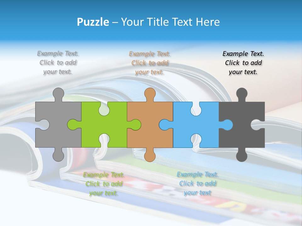 Magazine Article Literature PowerPoint Template