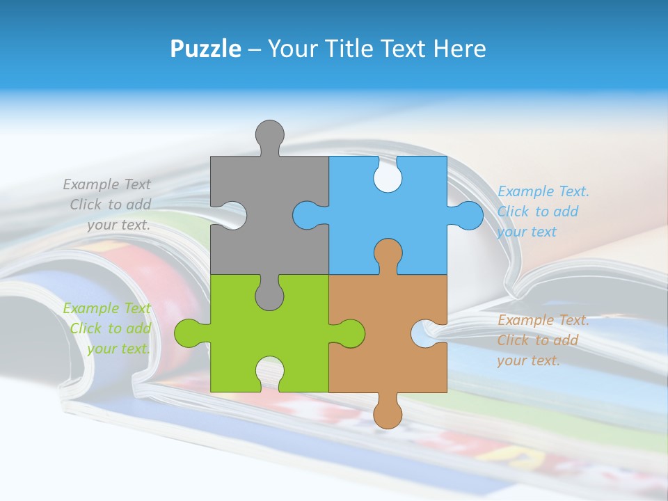 Magazine Article Literature PowerPoint Template