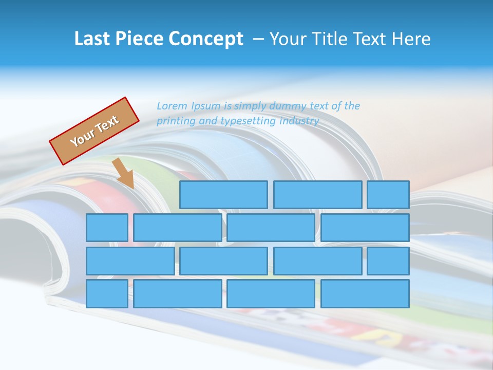 Magazine Article Literature PowerPoint Template