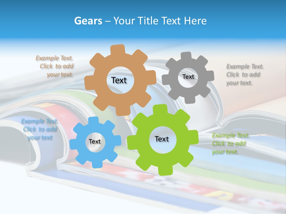 Magazine Article Literature PowerPoint Template