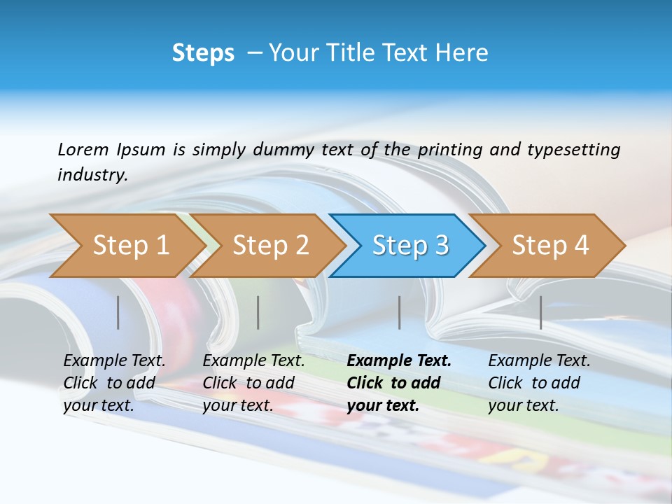 Magazine Article Literature PowerPoint Template