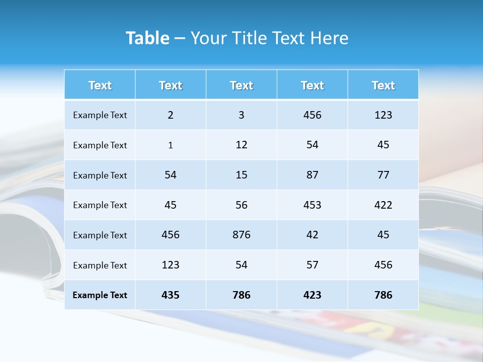 Magazine Article Literature PowerPoint Template