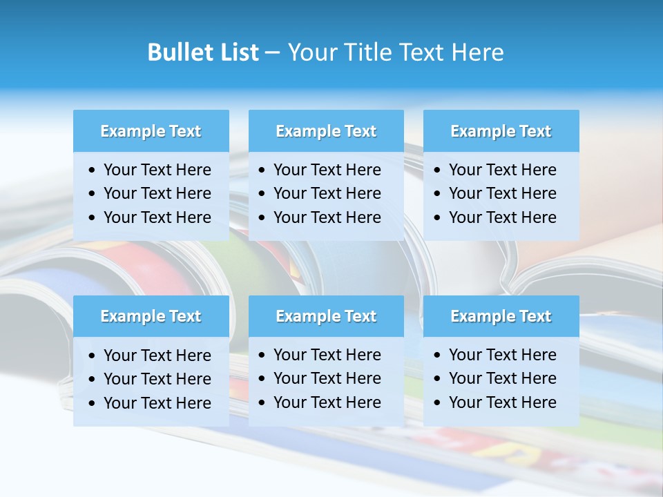 Magazine Article Literature PowerPoint Template
