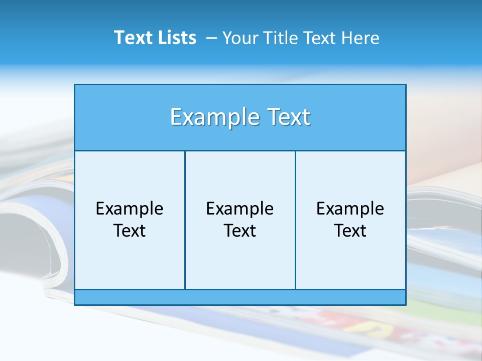 Magazine Article Literature PowerPoint Template