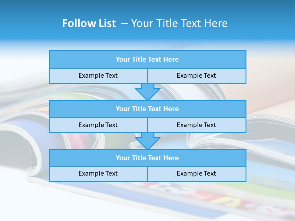 Magazine Article Literature PowerPoint Template