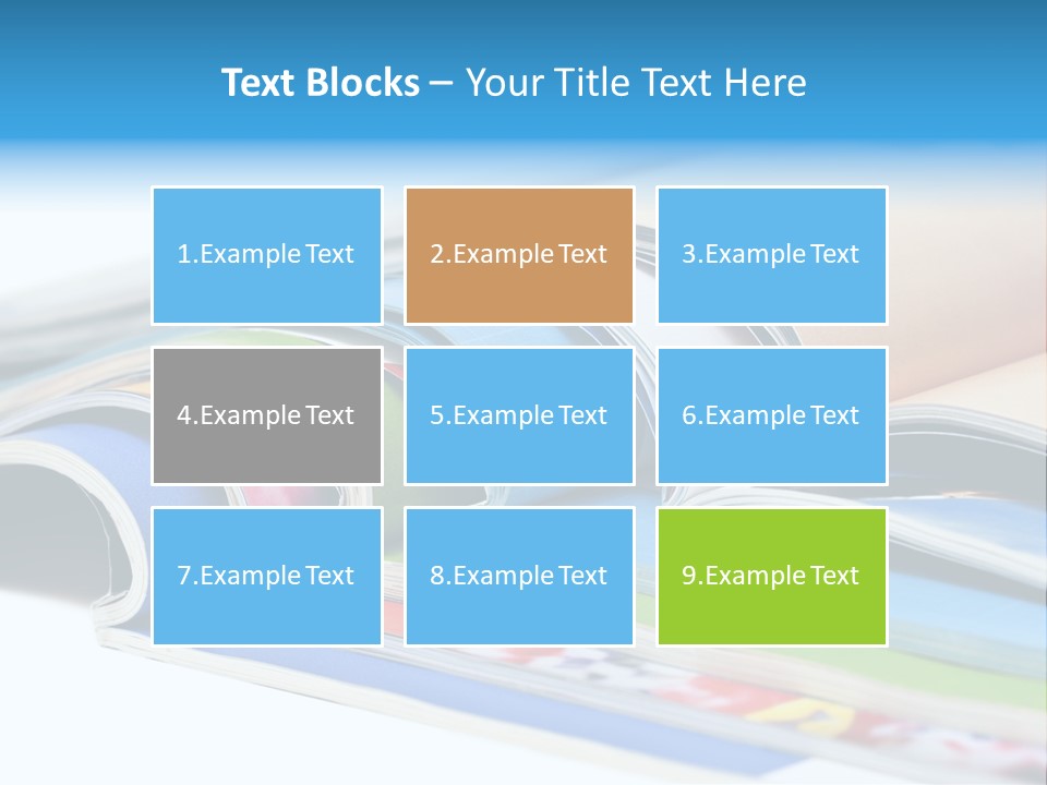 Magazine Article Literature PowerPoint Template