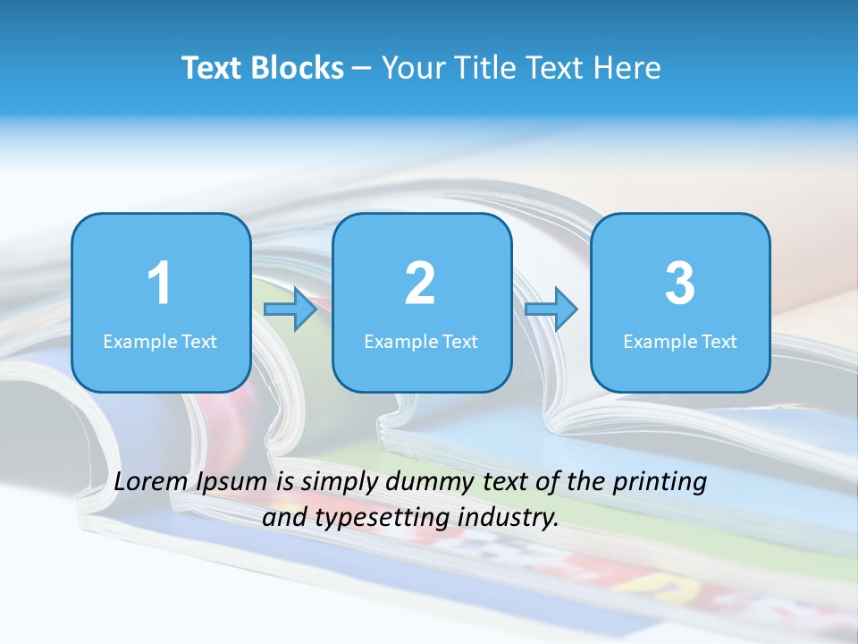 Magazine Article Literature PowerPoint Template