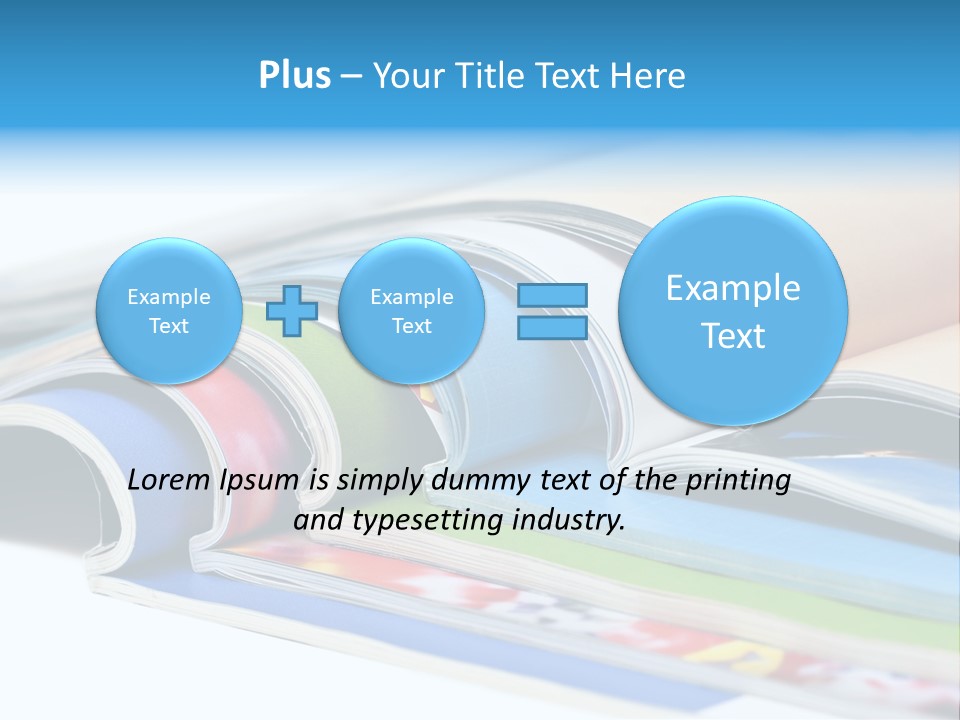 Magazine Article Literature PowerPoint Template