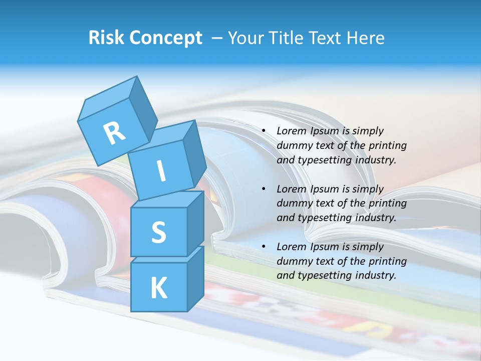 Magazine Article Literature PowerPoint Template