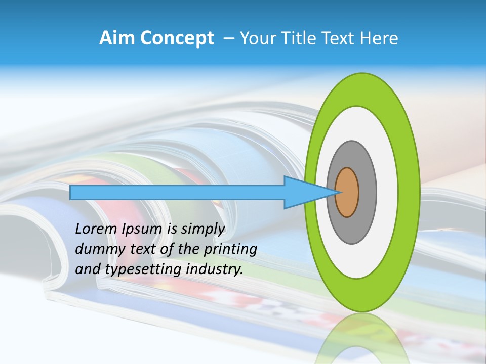 Magazine Article Literature PowerPoint Template