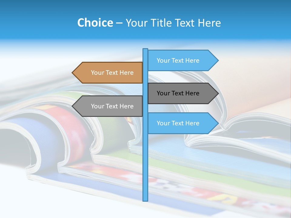 Magazine Article Literature PowerPoint Template