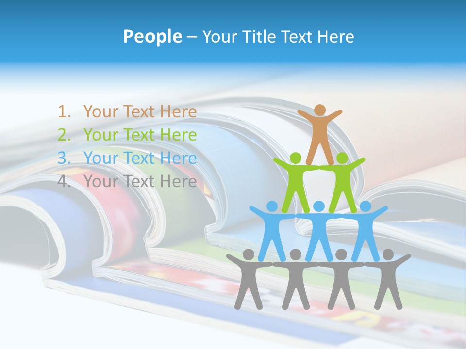 Magazine Article Literature PowerPoint Template