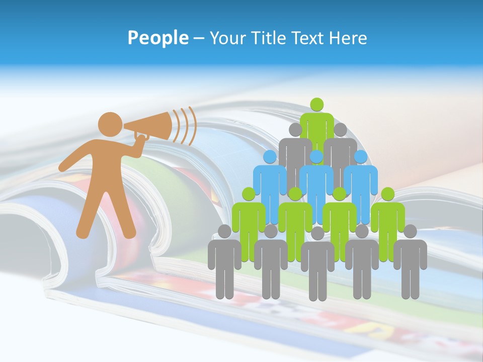 Magazine Article Literature PowerPoint Template