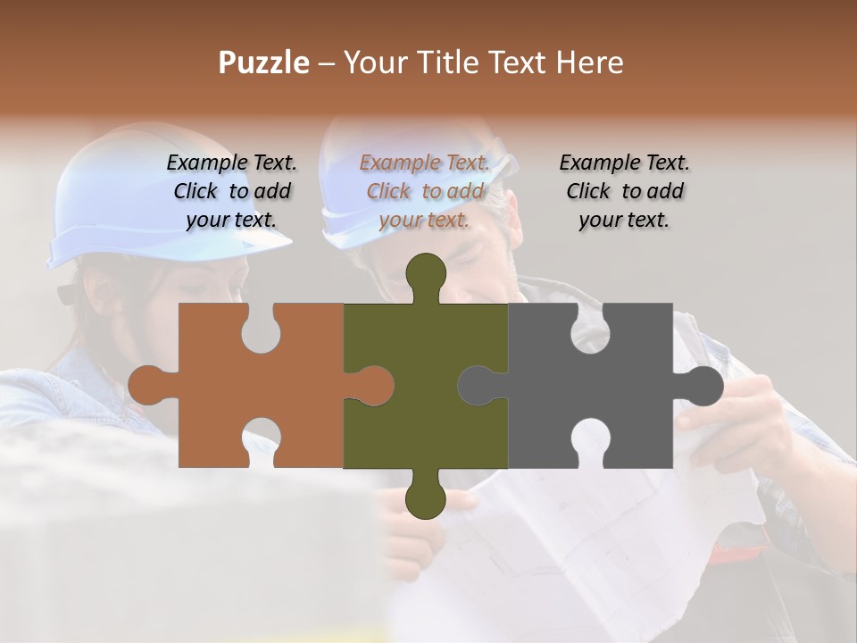 Businessman Closeup Control PowerPoint Template