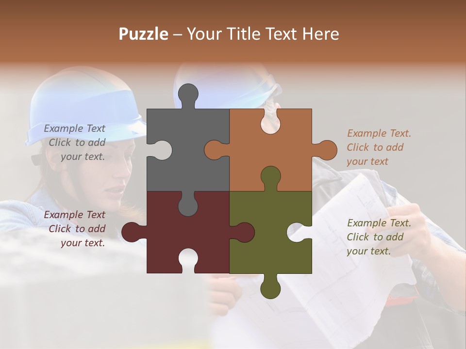 Businessman Closeup Control PowerPoint Template