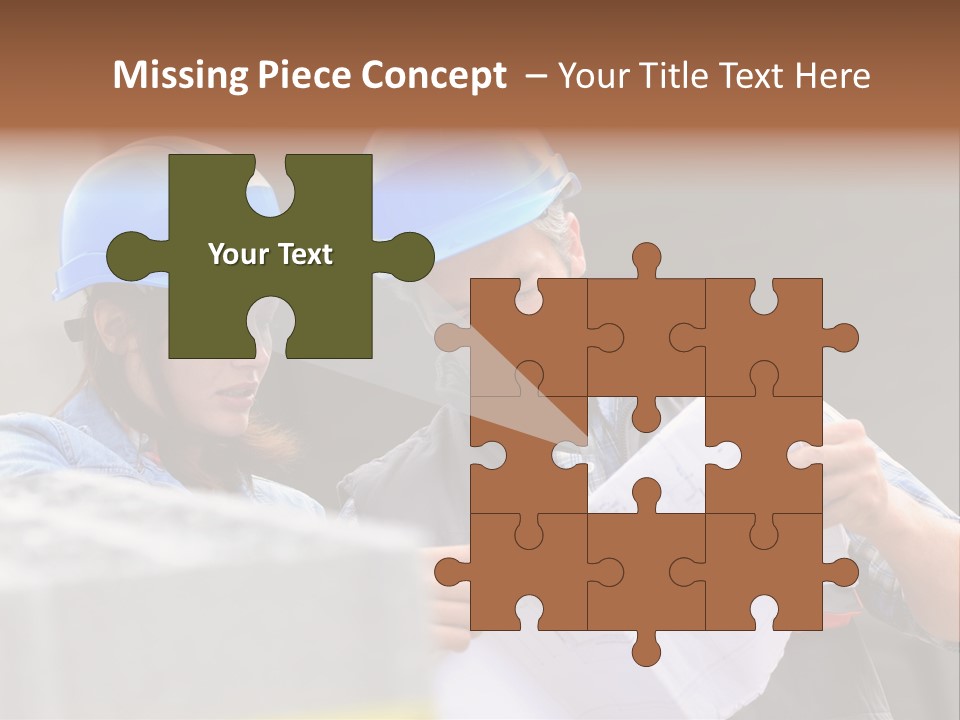 Businessman Closeup Control PowerPoint Template