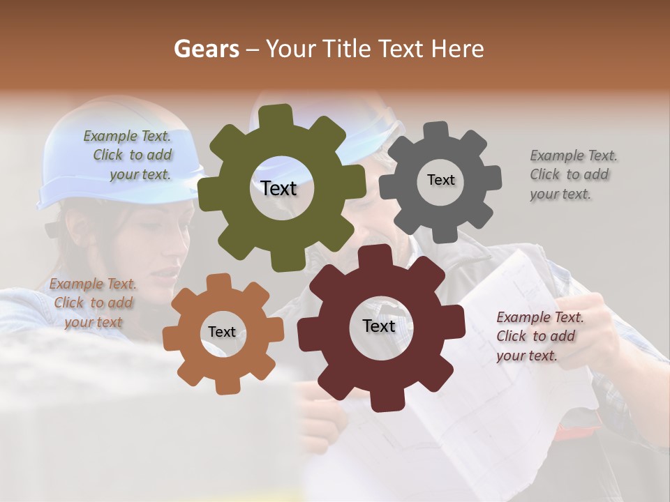 Businessman Closeup Control PowerPoint Template