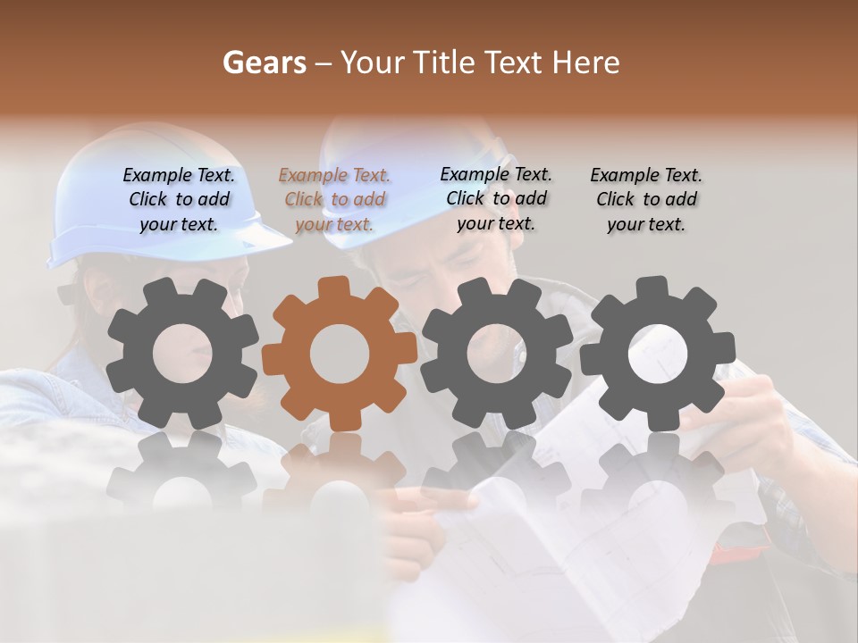 Businessman Closeup Control PowerPoint Template