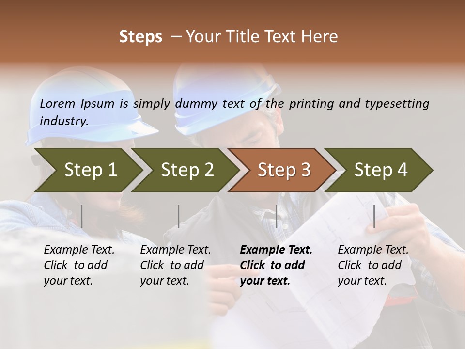 Businessman Closeup Control PowerPoint Template