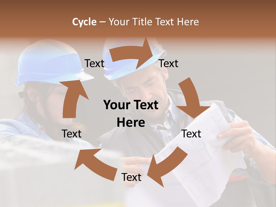Businessman Closeup Control PowerPoint Template