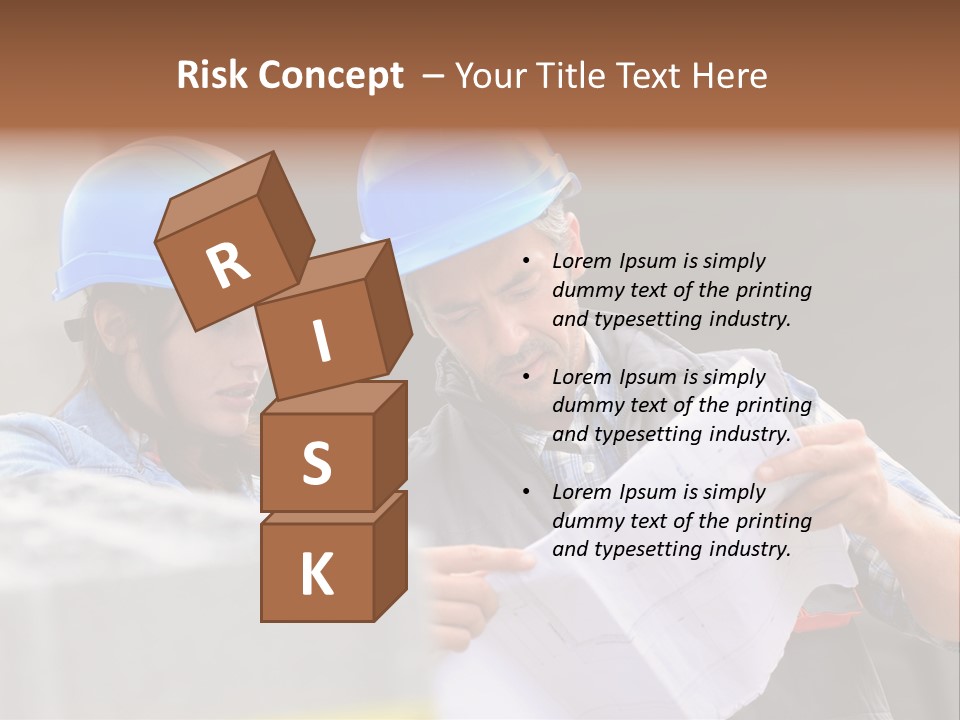 Businessman Closeup Control PowerPoint Template