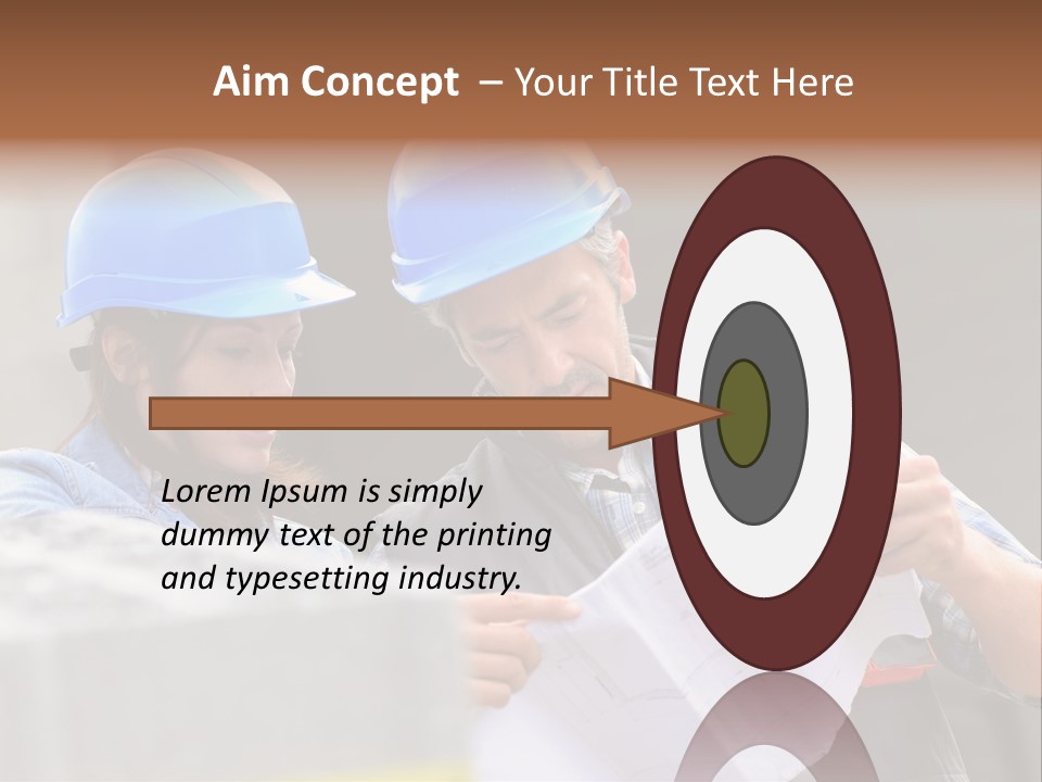 Businessman Closeup Control PowerPoint Template