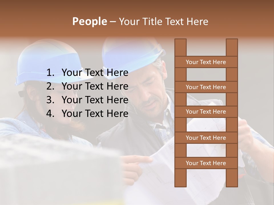 Businessman Closeup Control PowerPoint Template
