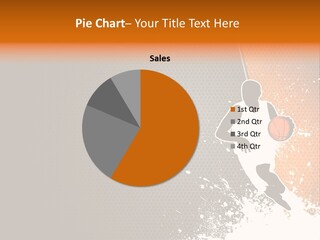 Orange Man Teamwork PowerPoint Template