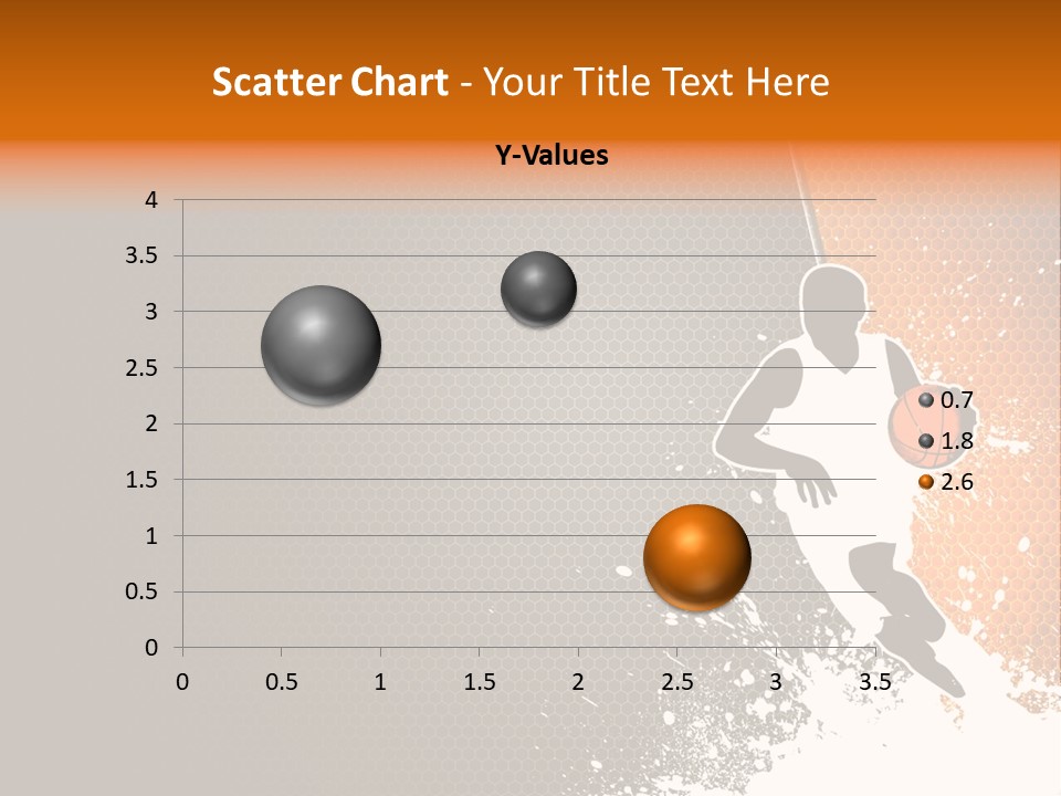 Orange Man Teamwork PowerPoint Template