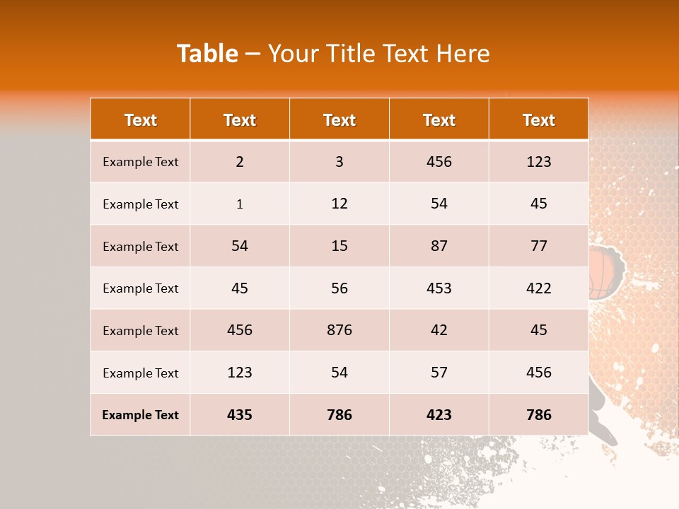 Orange Man Teamwork PowerPoint Template