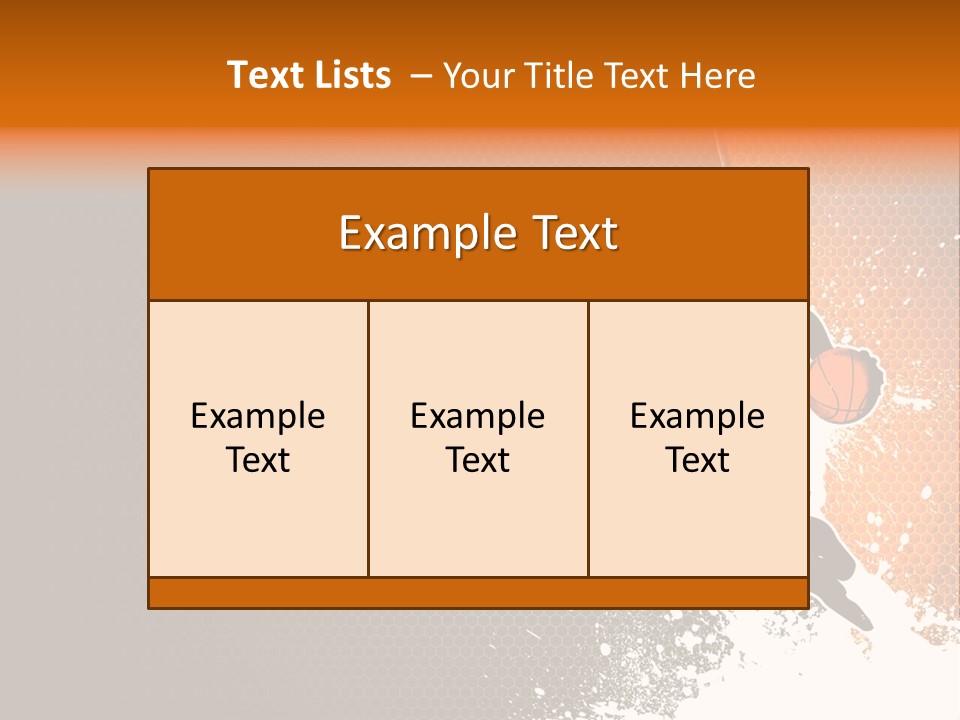 Orange Man Teamwork PowerPoint Template