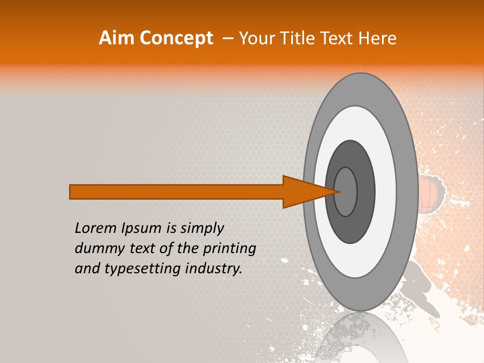 Orange Man Teamwork PowerPoint Template