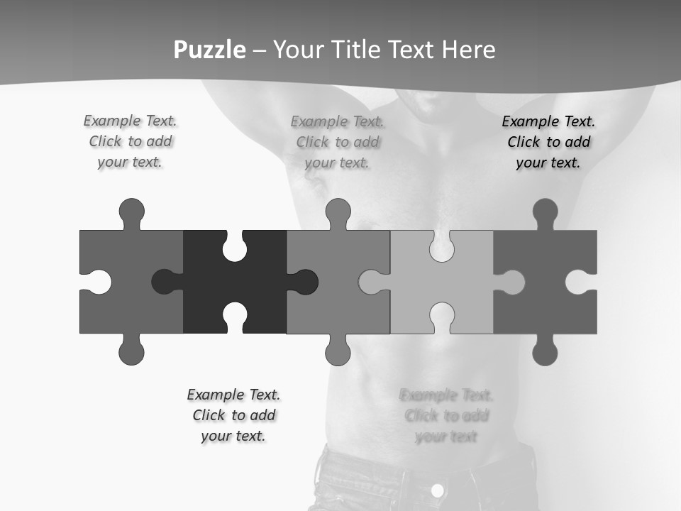 Nature Masculine Naked PowerPoint Template