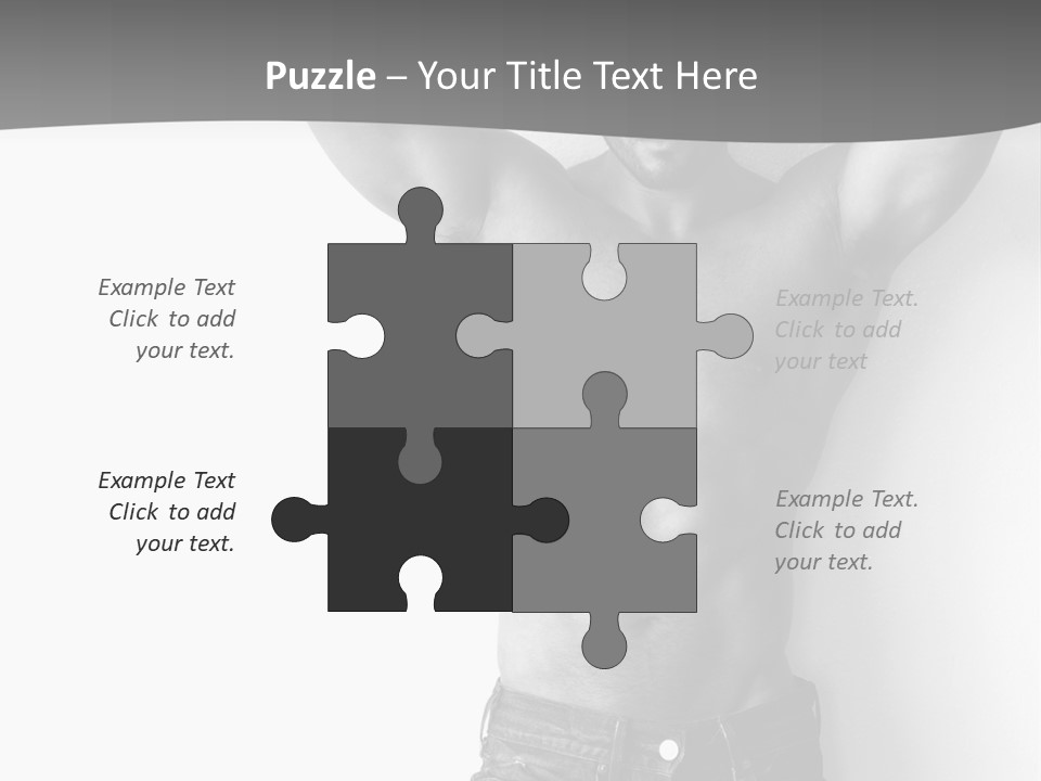 Nature Masculine Naked PowerPoint Template