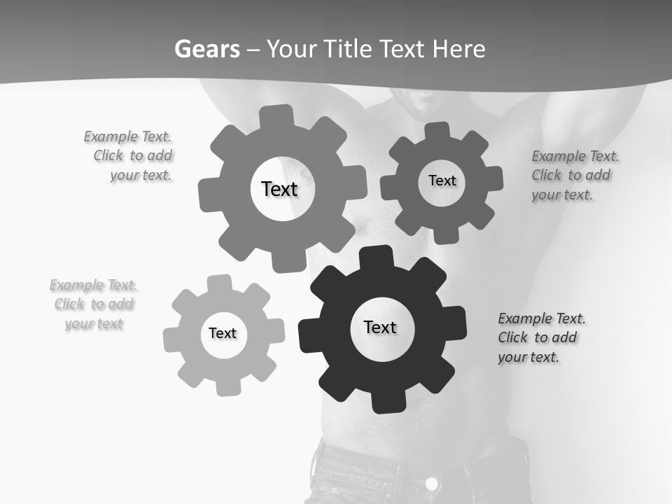 Nature Masculine Naked PowerPoint Template