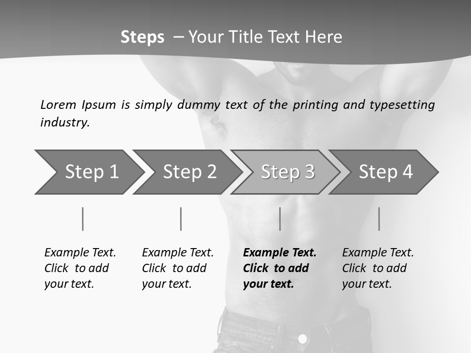 Nature Masculine Naked PowerPoint Template