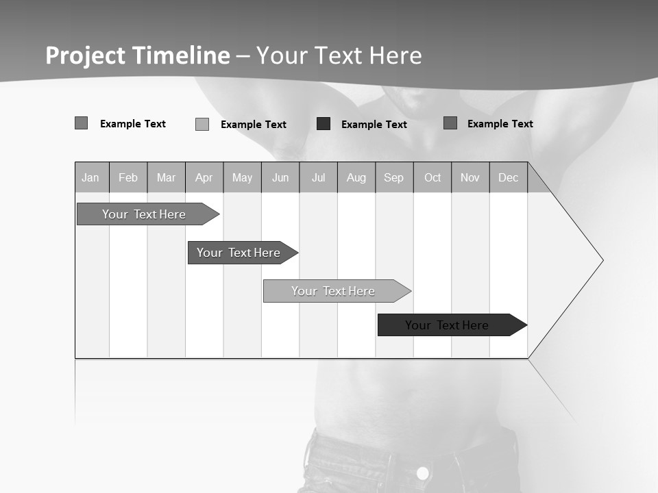 Nature Masculine Naked PowerPoint Template