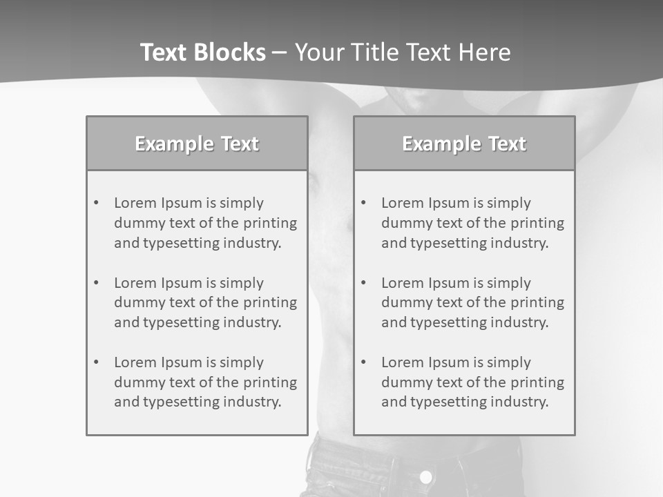 Nature Masculine Naked PowerPoint Template