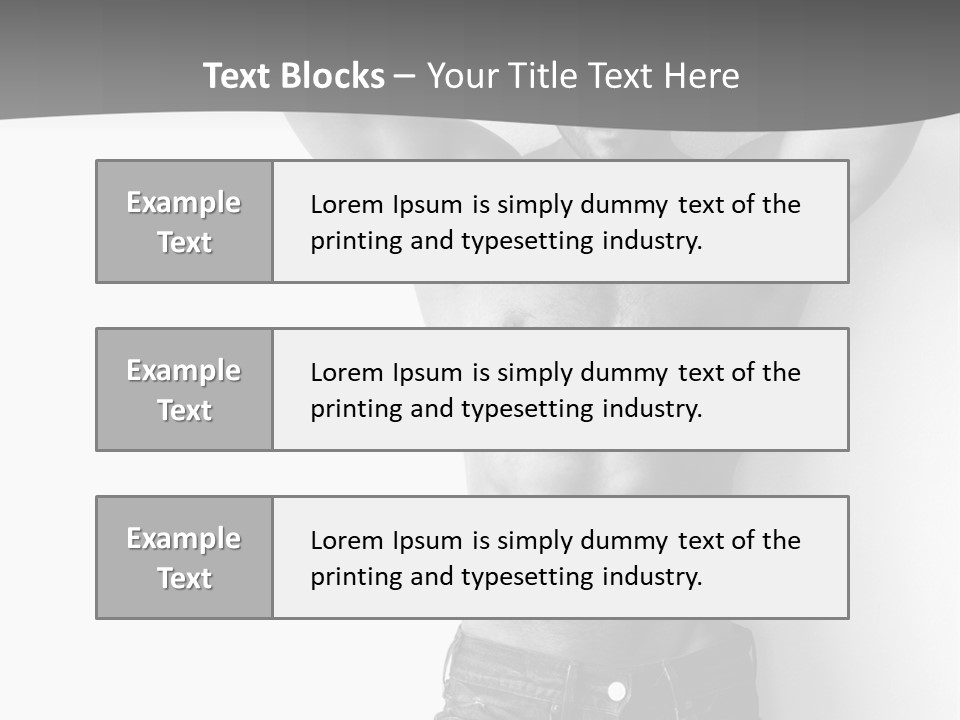 Nature Masculine Naked PowerPoint Template