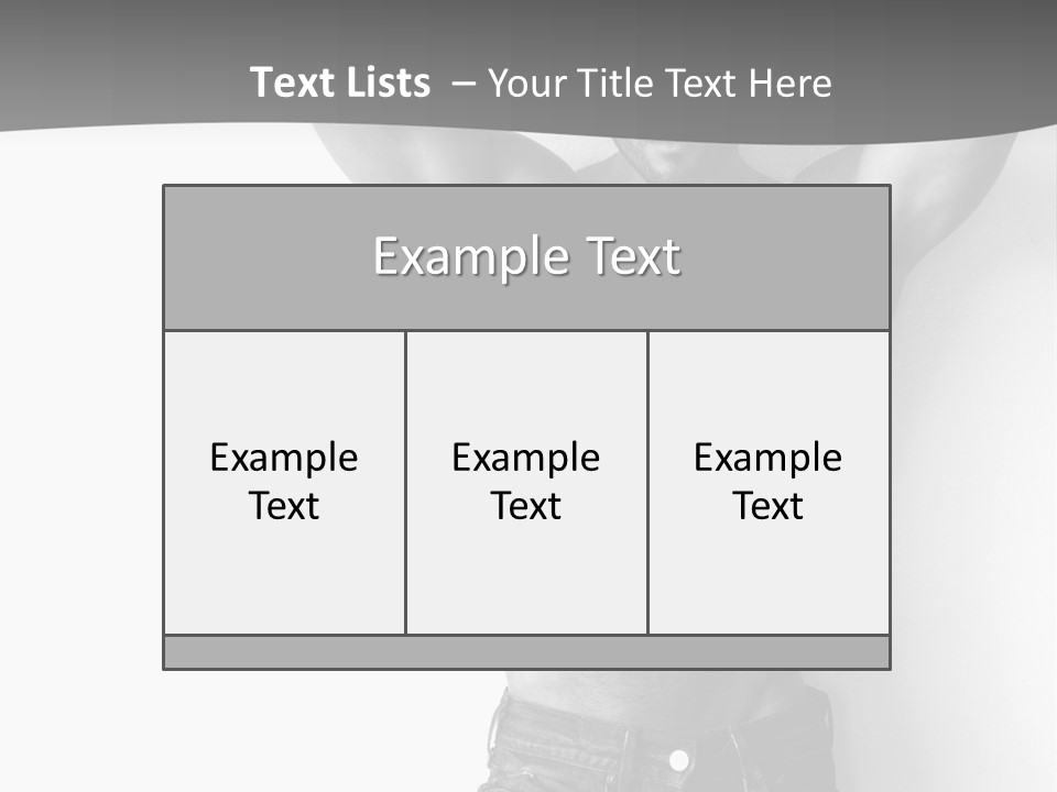 Nature Masculine Naked PowerPoint Template