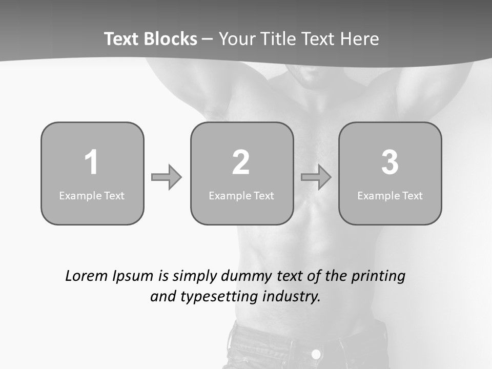 Nature Masculine Naked PowerPoint Template